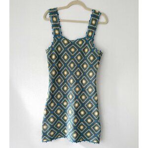 Mini Crochet Dress Size M